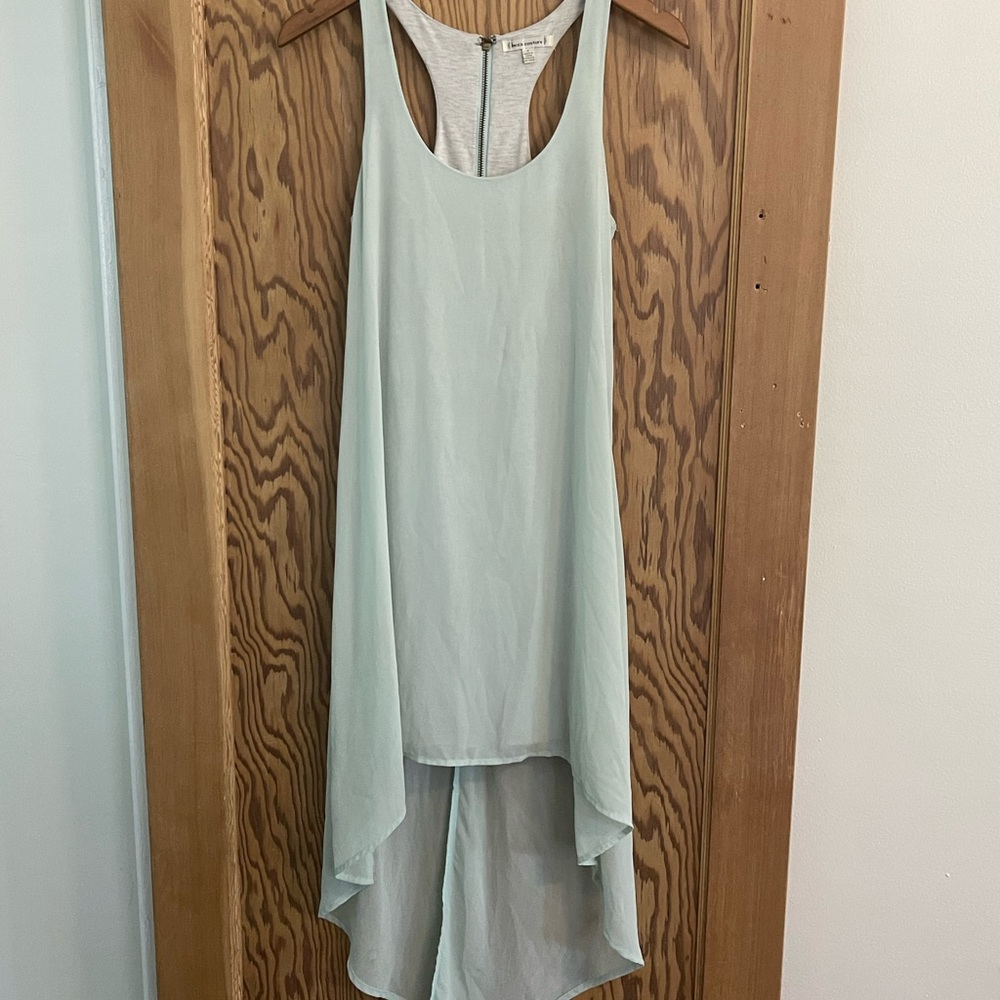 Lucca Couture Asymmetrical Dress in Light Blue